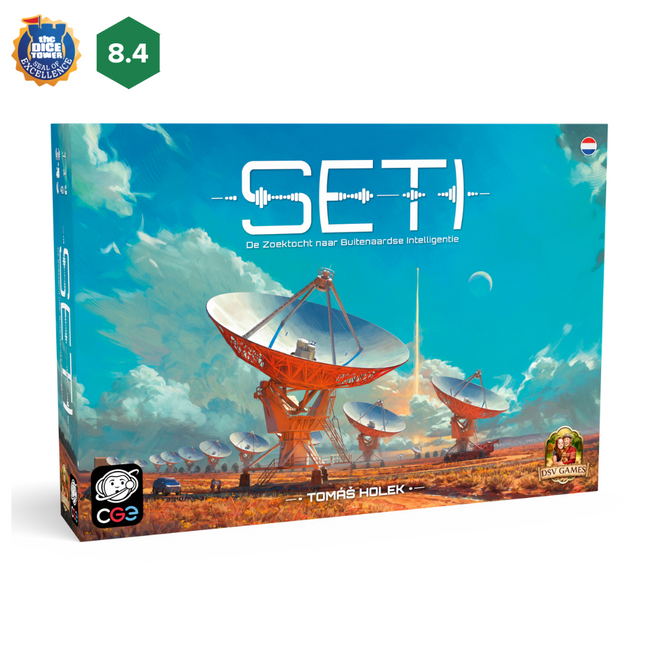 SETI: De Zoektocht naar Buitenaardse Intelligentie (incl. promo) - Bordspel (NL)