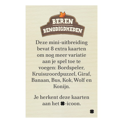 Berenbenodigdheden: Mini-uitbreiding (NL) [PRE ORDER]