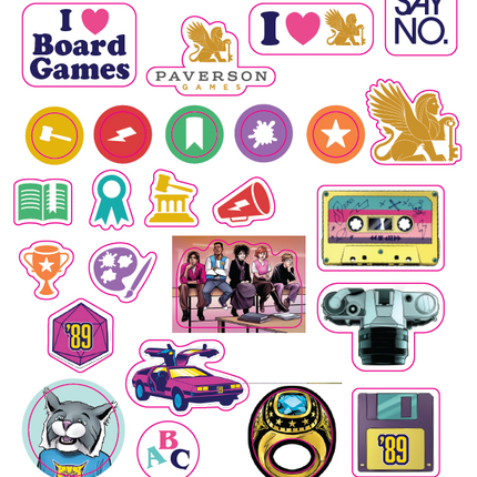Class of '89: Sticker Sheet - Accessoires [PRE ORDER]